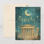 Athene Griekenland Reizen Briefkaart (Voorkant / Achterkant)