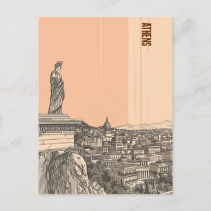 Athene Griekenland Reizen Briefkaart