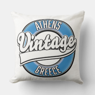 Athene Griekenland vintage logo Kussen