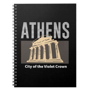 Athene Griekenland Vintage Reis Landmark Design Notitieboek