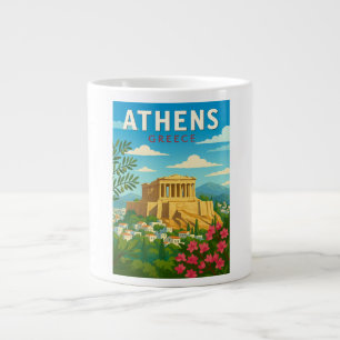 Athene Griekenland Vintage Reis Mok Parthenon