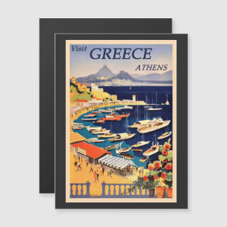 Athene Griekenland Vintage Toerisme Advertentie