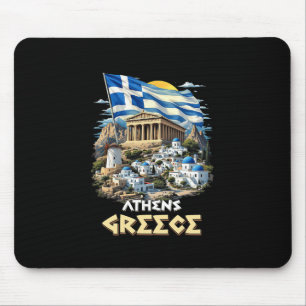 Athene Griekenland Vlag Athene Souvenir Reis Vakan Muismat