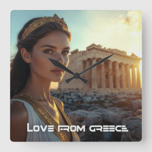 ATHENE - GRIEKS - ACROPOLIS VIERKANTE KLOK