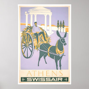 Athene Kunst Griekenland Reisposter Griekse Print