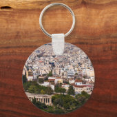Athene over het hoofd sleutelhanger (Voorkant)