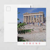 Athene Parthenon panoramische zicht ansichtkaart Briefkaart (Voorkant / Achterkant)