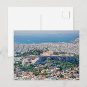 Athene van lycabettus hill briefkaart (Voorkant / Achterkant)