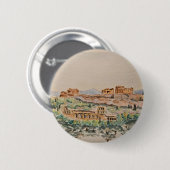 Athenense Acropolis-knop Ronde Button 5,7 Cm (Voorkant /achterkant)