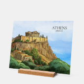 Athènes Grèce Aquarelle | Vues historiques (Angle)