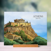 Athènes Grèce Aquarelle | Vues historiques (Neutre)