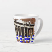Athènes Grèce Parthénon Latte Mug (Angle droit)