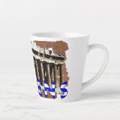 Athènes Grèce Parthénon Latte Mug (Droite)
