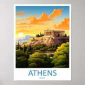 Athènes Impression sur toile Athènes Grèce Décorat (Devant)