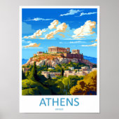 Athènes Impression sur toile Athènes Grèce Décorat (Devant)