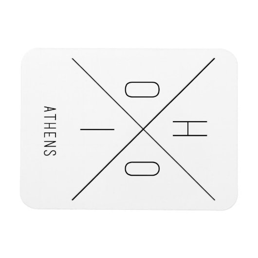 Athènes - Magnet Ohio (Horizontal)