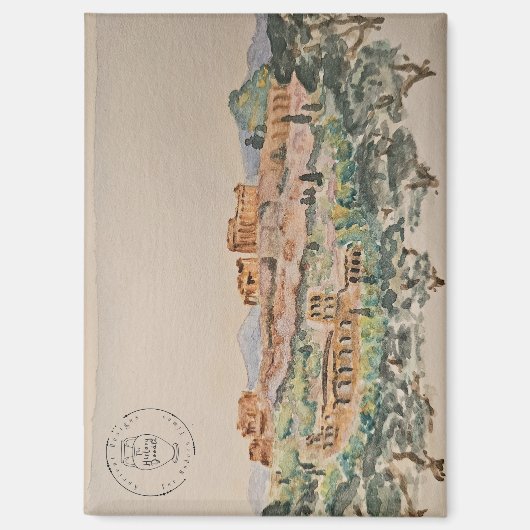 Athenian Acropolis Magnet (Recto)