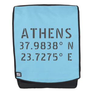 Athens Breedtegraad Lengtegraad Rugtassen