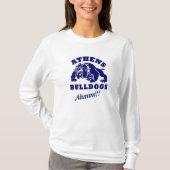 Athens Bulldogs Alumni shirt met lange mouwen (Voorkant)