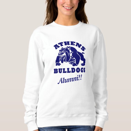 Athens Bulldogs Alumni Women's Sweatshirt (Voorkant)
