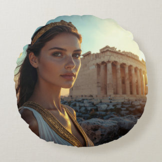 ATHENS - GREEK GODDESS ROND KUSSEN