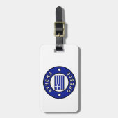 Athens Griekenland Bagagelabel (Voorkant verticaal)