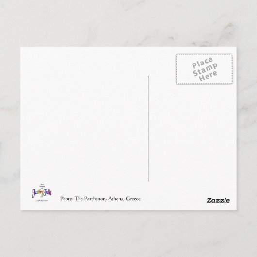 Athens Griekenland Briefkaart (Achterkant)