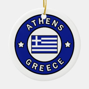 Athens Griekenland Keramisch Ornament