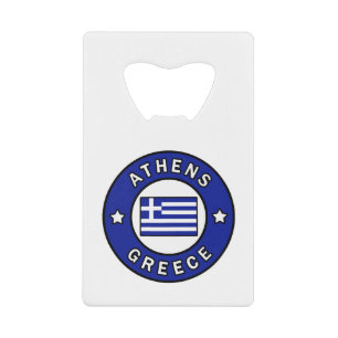 Athens Griekenland Kredietkaart Flessenopener