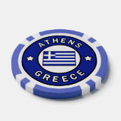 Athens Griekenland Poker Chips (Enkel)