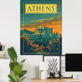 Athens, Griekenland Poster | Parthenon (Thuiskantoor)