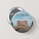 Athens Griekenland Ronde Button 5,7 Cm (Voorkant /achterkant)