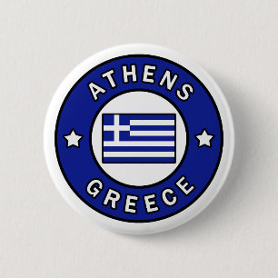 Athens Griekenland Ronde Button 5,7 Cm