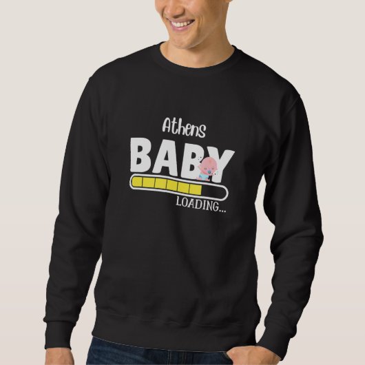 Athens Native Pride Funny State Baby Ouder Moeder Trui (Voorkant)
