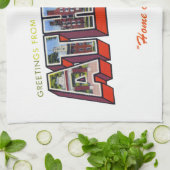 Athens Ohio Theedoek (Gevouwen)