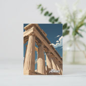 Athens Parthenon Briefkaart (Staand voorkant)