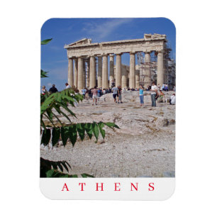 Athens Parthenon panoramisch uitzicht koelkastmagn Magneet