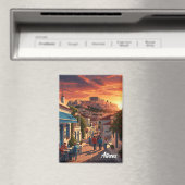 Athens Plaka Griekenland Reizen Magneet (Insitu (Vaatwasser))