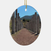 Athens Schilderachtig kerstversiering Keramisch Ornament (Rechts)