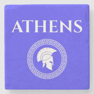 Athens Spartaan Stenen Onderzetter