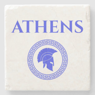 Athens Spartaan Stenen Onderzetter