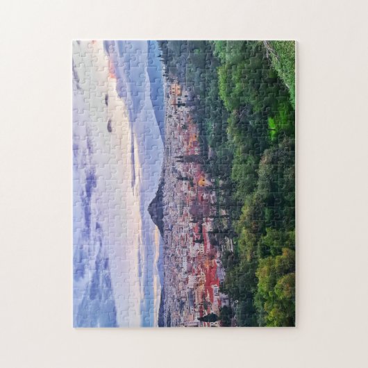 Athens Sunset Uitzicht Jigsaw Puzzel (Verticaal)