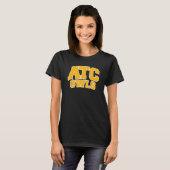 Athens Technical College Owls 01 T-shirt (Voorkant volledig)
