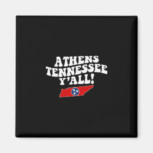 Athens Tennessee Y'all Tn Zuidelijke Vakantie Magneet