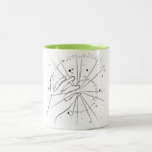 Athéopaganisme subtil Mug avec conception Galaxie (Centre)