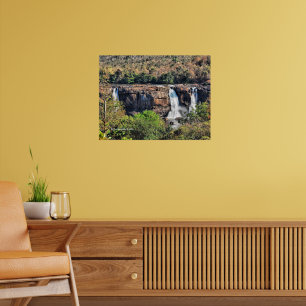 Athirappilly-watervallen, Panchayath, Kerala, Indi Poster