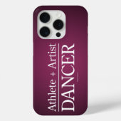 Athlete + Artist = Dancer Case-Mate iPhone Case (Achterkant)