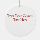 Athlete + Artist = Dancer Keramisch Ornament (Achterkant)