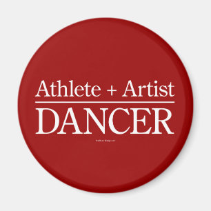 Athlete + Artist = Dancer Magneet