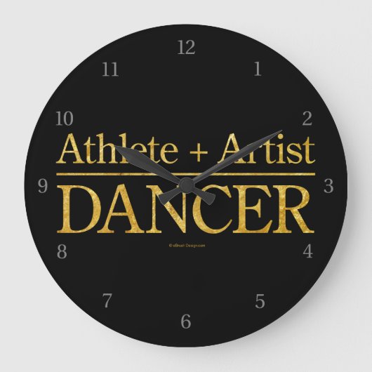 Athlète + Artiste = Danseur Grande Horloge (Recto)